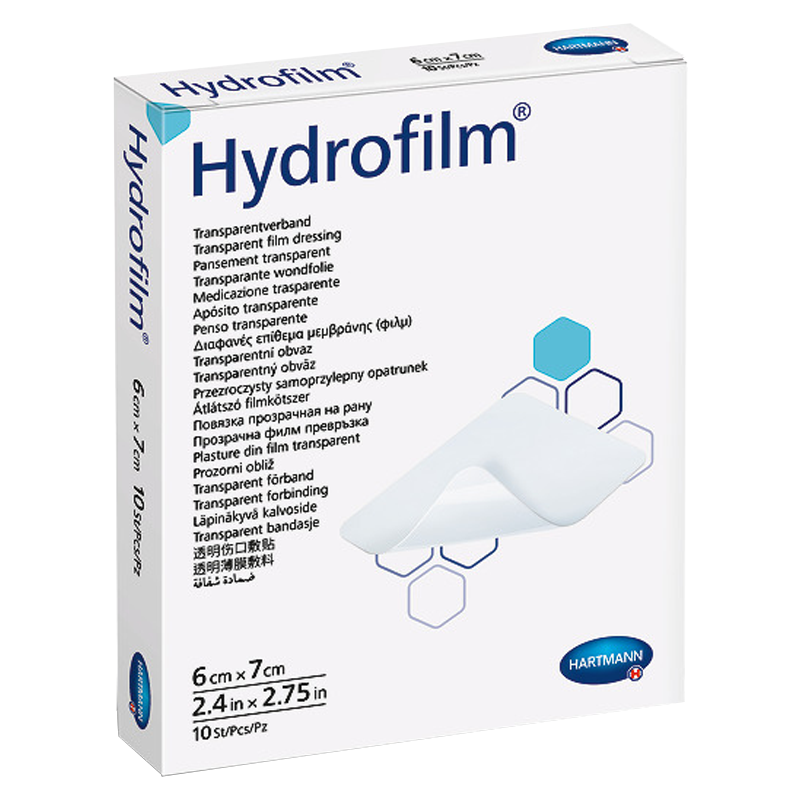 Пов’язка плівкова прозора Hydrofilm®, 6 х 7 см.